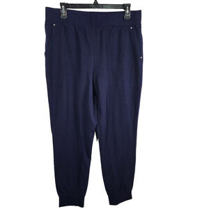 Sport Savvy Regular All Day French Terry Pull On Jogger Blue Medium A560521